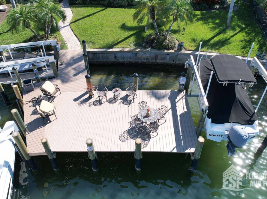 Sarasota Bay deck & PWC lift